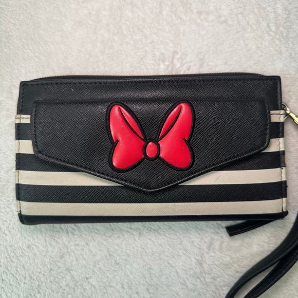 Minnie Mouse Disney Wallet, Disney Themed Wristlet - Picture 2 of 6